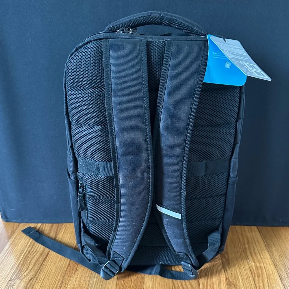HP work station set. Complete with travel backpack, headset, mouse and keyboard